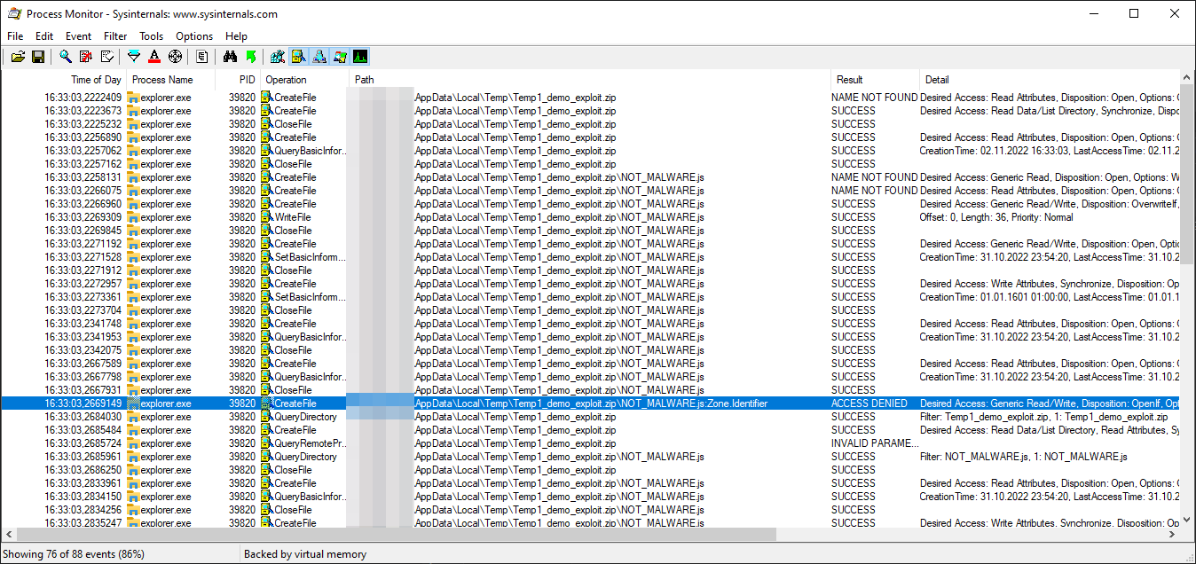 Exploring ZIP Mark-of-the-Web Bypass Vulnerability (CVE-2022-41049)