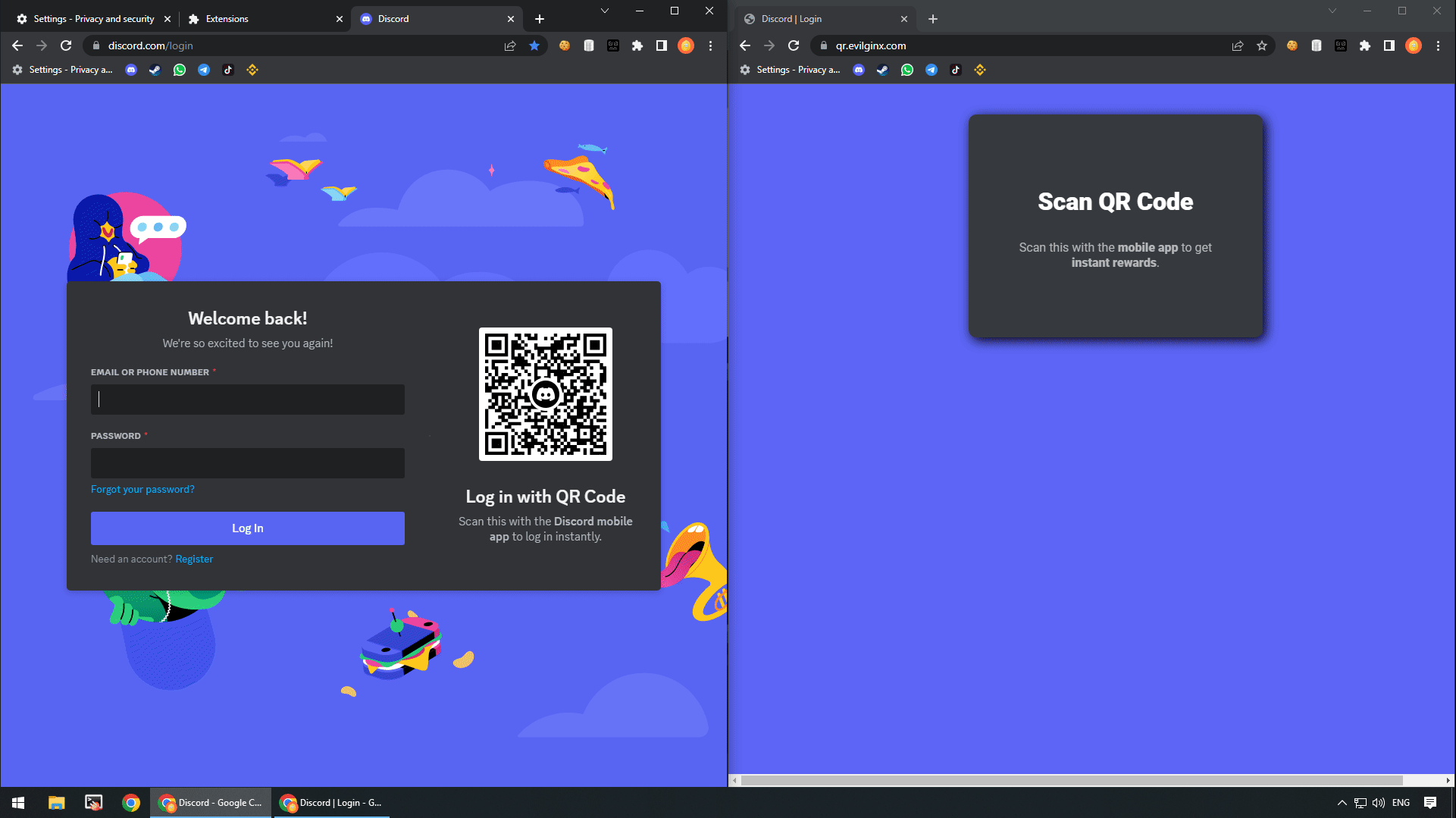 Evil QR - Phishing With QR Codes