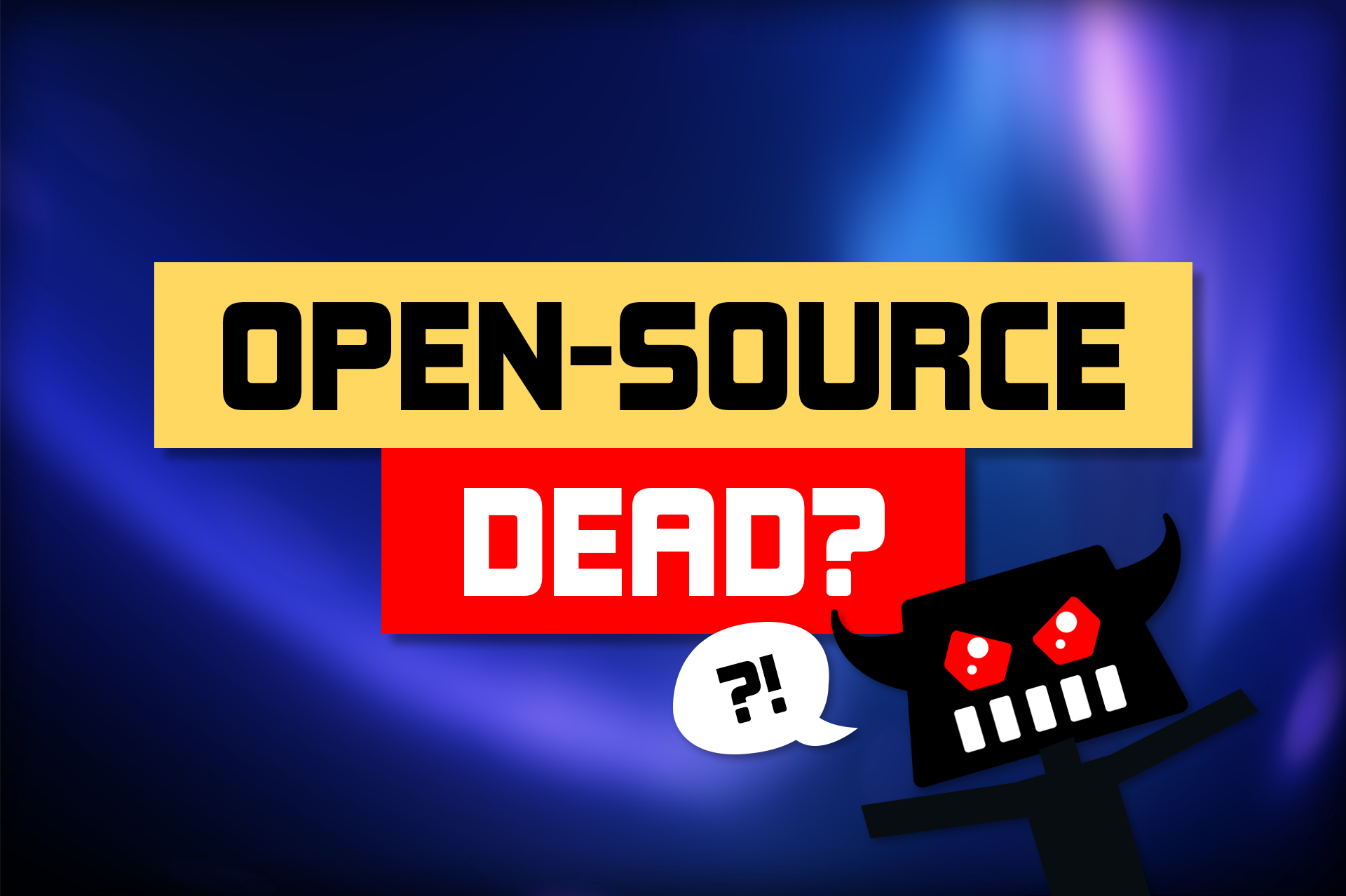Open source is dying.